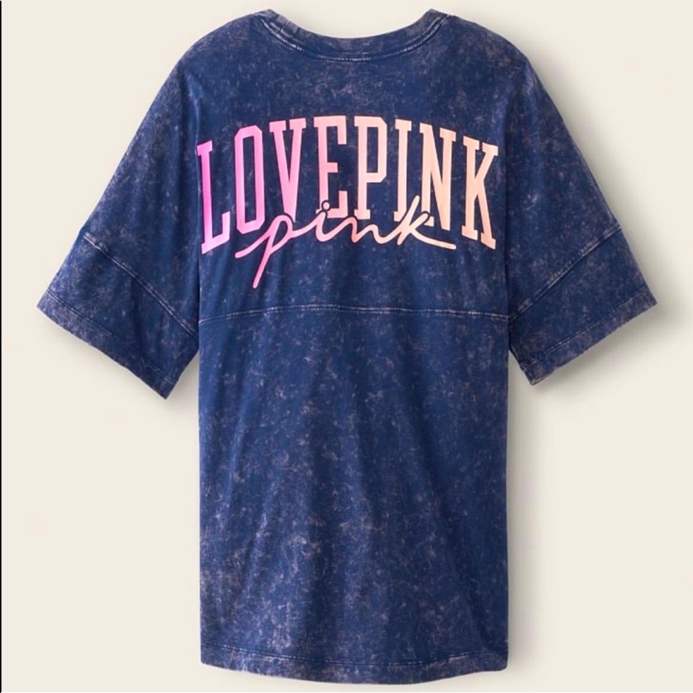 Varsity crew neck tee